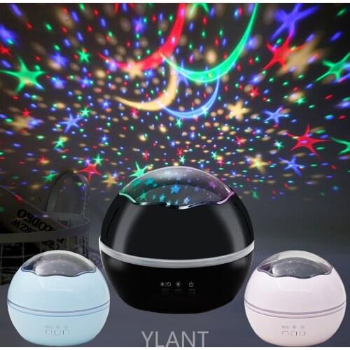 Sky Projector Star Moon Galaxy Night Light For Child starry sky night light projector Decor Projector Rotating Nursery Baby Lamp