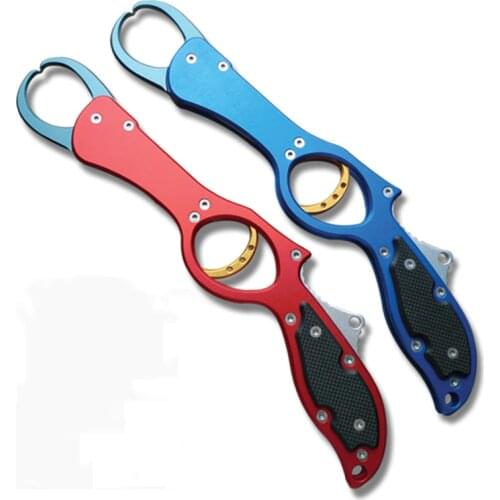 185kg Weigh Fish Clip Grip Portable Lip Grip with G10 handle 28.5cm 185g Fishing Gripper Fishing Grip Tackle Tool Accessory