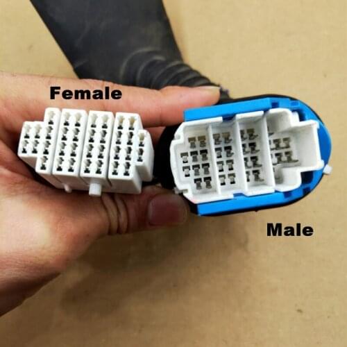 Male And Female Car door harness plug For Mazda 2/3 Axela CX-3 CX-4 Atenza