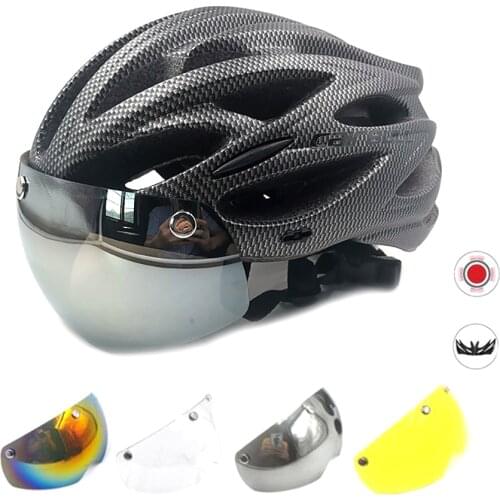 Cairbull Ultralight Bicycle HelmetRoad Mtb Mountain Bike Led With Removable Visor Goggles For Cycling Helmet Casco Accesorios