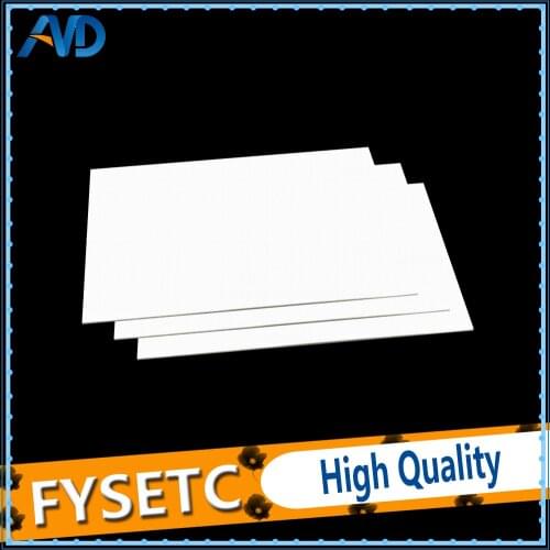 4pcs/lot 3mm thickness 3D Printer Heating Bed Block Insulation Cotton For Creator Pro /Dreamer 3D Printer 232*154*3mm