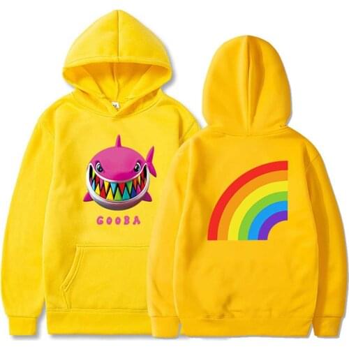 6ix9ine Gooba Rainbow 3D Print Hoodie Sweatshirts Men Women Fashion Casual Hip Hop Pullover Long Sleeve Hooded Sweatshirts Top