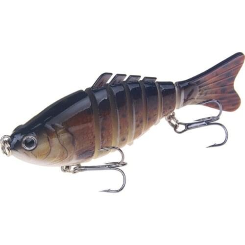 Ufishing 7-Segment Fish Swimbait 2019 Summer Pike Fishing Lure 1 Pcs/Lot Sinking Minnow Bait Plastic wobbler 10cm 16g