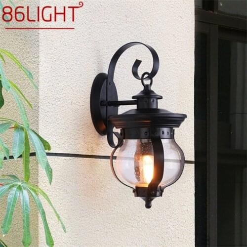 86LIGHT Outdoor Retro Wall Light Classical Sconces Lamp Waterproof IP65 LED For Home Porch Villa