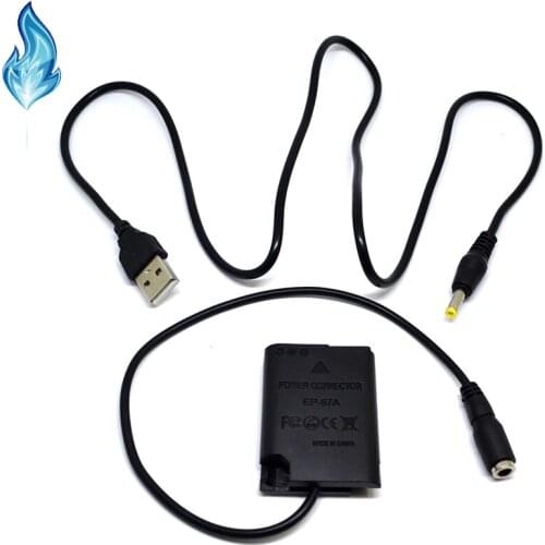 5V 2A Power Bank USB Cable + EN-EL23 Dummy Battery EH-67A EP67A EP-67A DC Coupler for Nikon COOLPIX Camera P600 P610 P900 S810C