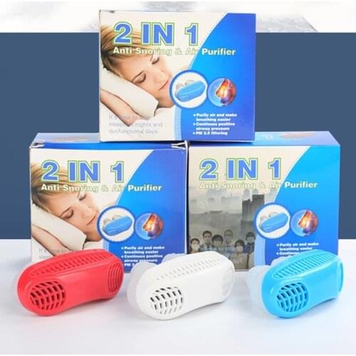 Health Anti Snoring & Air Purifier Relieve Nasal Congestion Snoring Device Ventilation Anti Snore Nose Clip