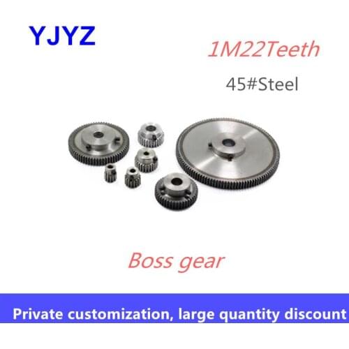 1M 22Teeth belt gear standard inner hole 6/6.35/7/8/10/12/15/motor boss gear rack