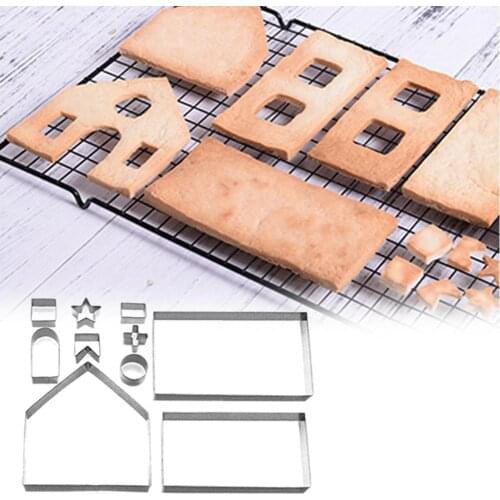 18 Types 1 Set Attractive Stainless Steel Anti-rust Cookie Cutter Long Lasting Biscuit Mold Easy to Demold for Cooking