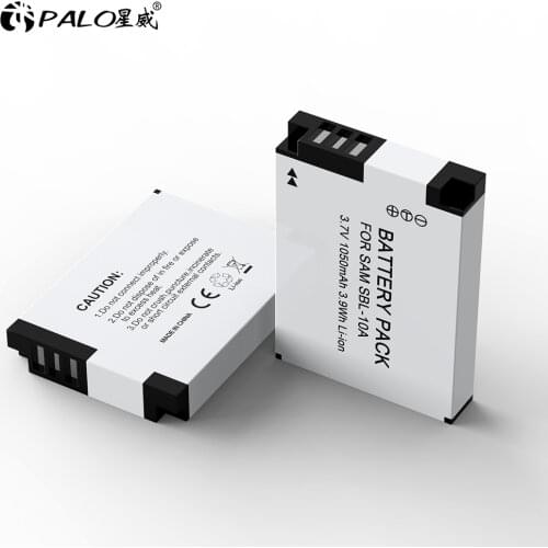 2pcs SBL10A SBL-10A 10A Digital Battery For Samsung PL50 PL60 PL65 P800 SL820 WB500 WB550 HZ10W IT100 L100 L110 L200 L210 L310W