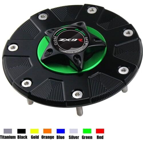 For Kawasaki ZX9R ZX 9R 1994-2003 Motorcycle Accessories CNC Aluminum Oil Cap Motorbike ZX-9R Gas Fuel Tank Cover