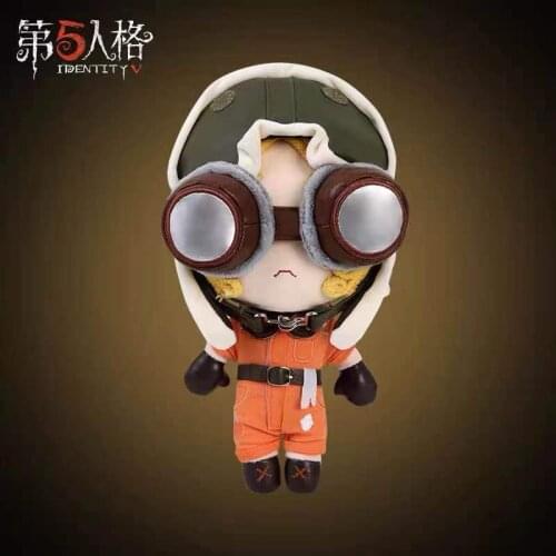 Anime Game Identity V Mechanic Tracy Reznik Cosplay Doll Plush Throw Pillow Plushie Toy Change Suit Dress Up Clothing Doll Gifts