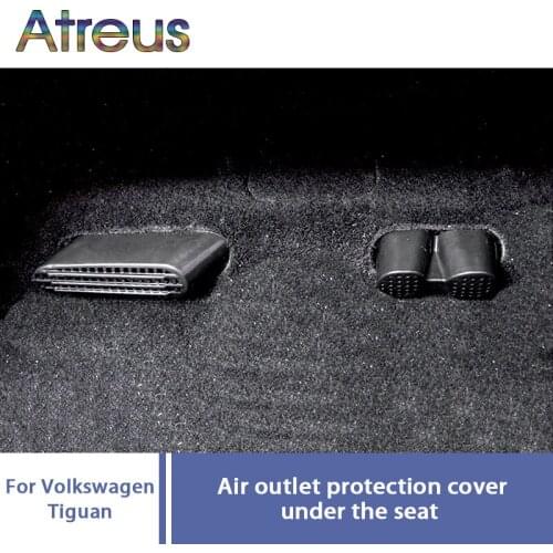 Atreus 1set Car Seat Air Conditioner Air Outlet Protective Cover For Volkswagen CC VW Tiguan MK1 2009-2016 Golf 7 7.5 RLINE