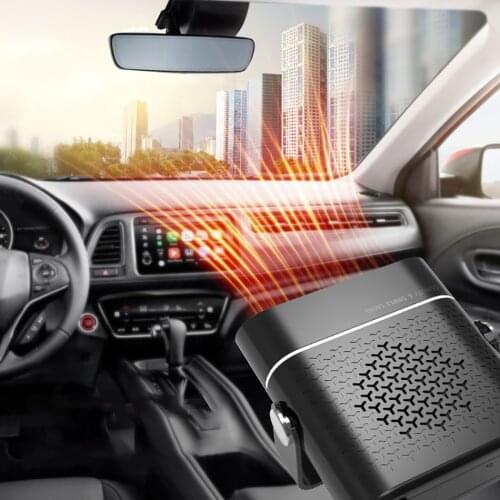 Car Heater 12V/24V Electric Heater Heating Cooling Fan Portable Dryer Windshield Demister Defroster Auto Electric Car Heater