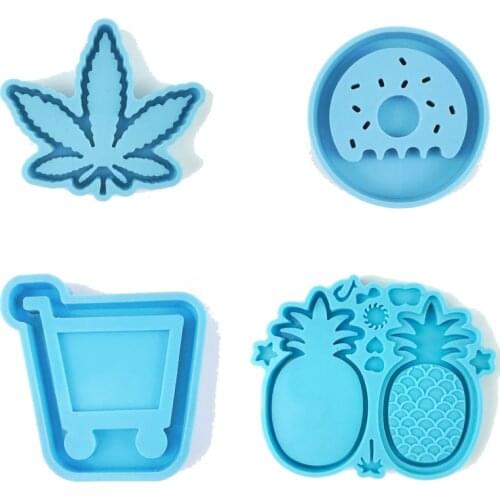 DIY Donuts Mouse Shaker Box Decor Epoxy Resin Silicone Mold Jewelry Fillings Pendant Accessory Charms Handmade Cabochon Mould