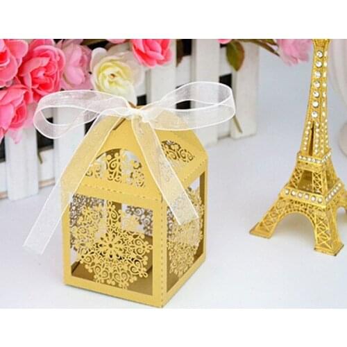 Personalised wedding favor box,wedding and party decotaion,laser cut fasional floral designs with customized logo