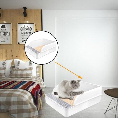 Hot New Pet Dog Urinal Toilet Litter Box for Cats Cat Dog Tray Anti-Splash Toilette Puppy Cat House Indoor Plastic Litter Box