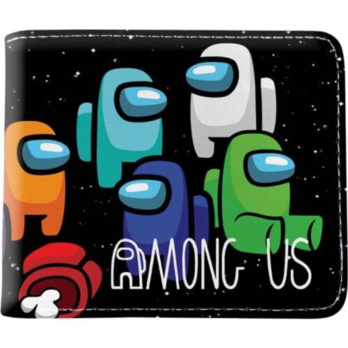 Hot Sell Anime Cartoon Game Crewmate Impostor Wallet With Card Holder Coin Pocket WM
