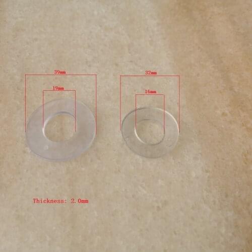 M16 M20 Soft Transparent PVC Plastic Insulation Flat Pad Gasket washers lighting accessories