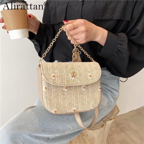 Small Weave PU Leather Crossbody Bags For Women 2021 Summer New Fashion Brand Ladies Handbag Leisure Travel Shoulder Bag Wallet