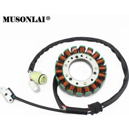 Motorcycle Stator Coil For Yamaha YXR450 YXR660FA YXR660FSE Rhino YFM35FAD YFM400A YFM400FA Kodiak YFM450FWA YFM350A Grizzly 350