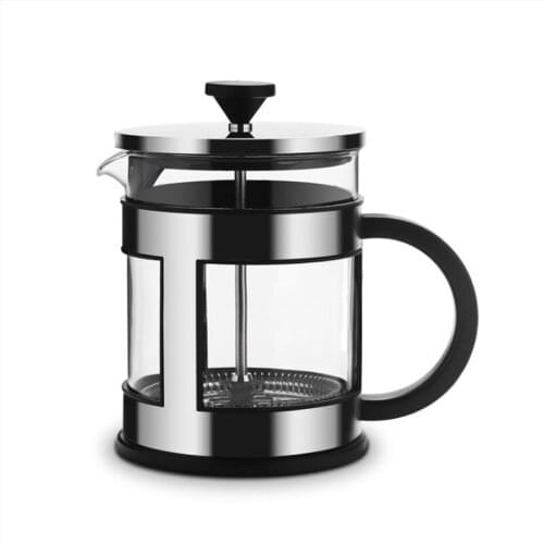 Stainless Steel Glass French Press Portable Coffee Plunger Tea Maker Percolator Filter Press