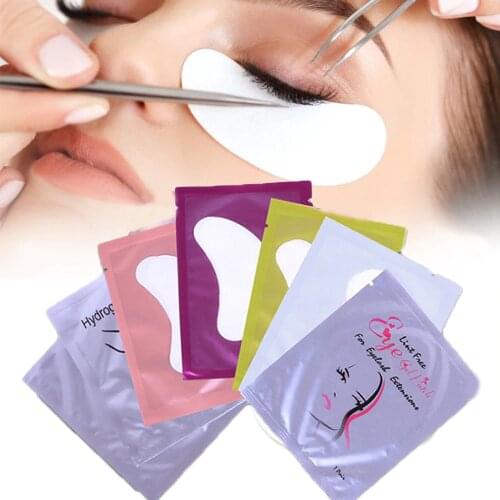 20/50 Pair Eye Patches For Eyelash Extension Under Eye Pads Eyelashes Paper Patches Grafted Eye Sticker Tips Sticker Makeup Tool