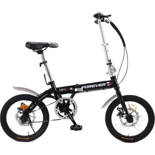 Folding bicycle female ultra light portable adult bicycle small shift mini 16 inch adult student bicycle hot sell 2021