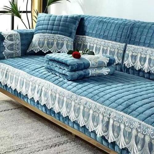 2021 Modern Thicken Sofa Cover Lace Non-slip Resistant Slipcover Seat Couch Cover Universal Sofa Towel For Living Room Decor