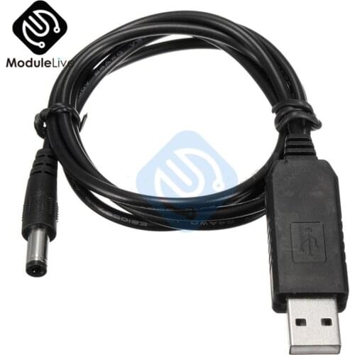 DC-DC USB 5V to 9V DC Jack 5.5mmx2.1mm Step up Power Module Converter Cable Cord
