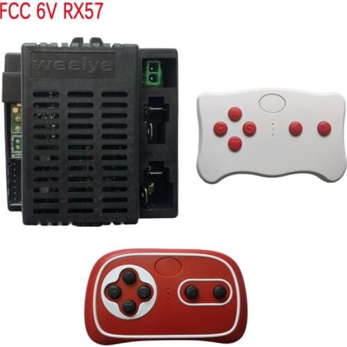 Wellye RX57/6V CE FCC childrens electric car stroller 2.4G Bluetooth remote control, Weelye receiver with smooth start function
