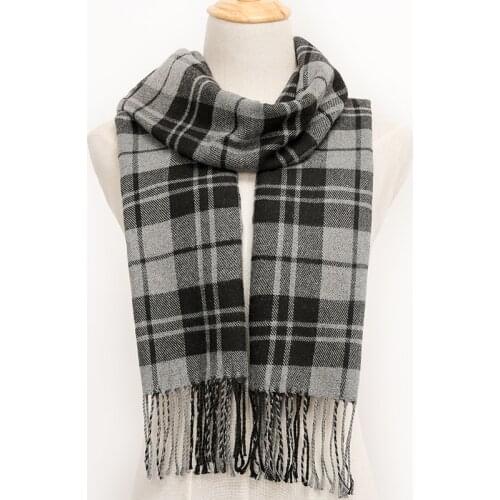 185*35cm Plaid Winter Scarf Women Warm Scarves Fashion Cashmere muffler hijab wrap pashminshawl headcloth female men unisex girl