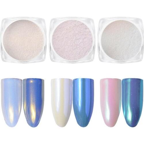2g Mirror Flash Nail Powder Fluorescent Glitters Fantasy Manicure Accessories