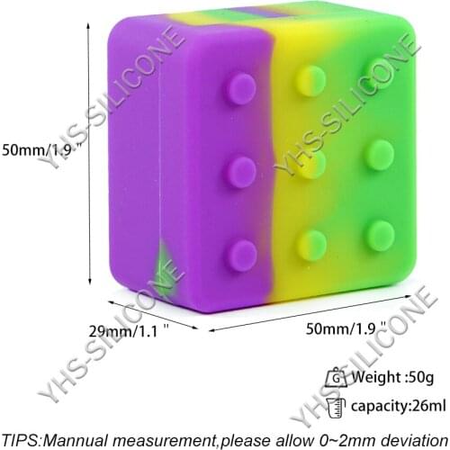 400pcs jars dab nonstick containers small protable storage boxes