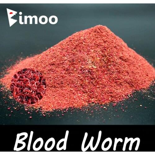 Bimoo 1 Bag 40g Blood Worm Flavor Additive Carp Fishing Feeder Bait Boillie Making Material