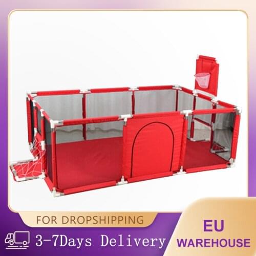 Children Playpen With Nets Baby Playpen Kids Dry Ball Pool Baby Playground Baby Park Child Safety Barrier Kids Ball Pit Playpen