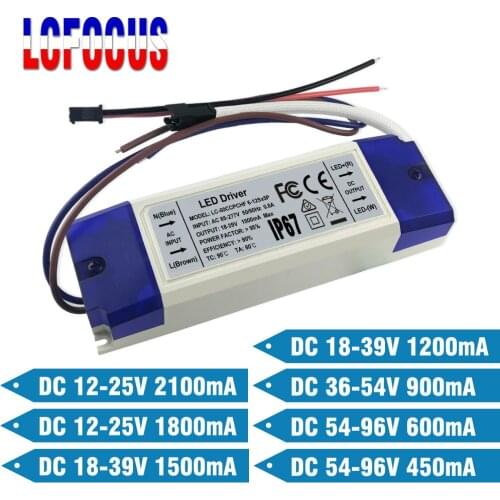 40W 50W 48W 50W 54W 60W 75W 90W LED Driver 1500mA 1200mA 600mA 450mA 54-96V 18-39V 12-25V Lighting Transformers Power Supply