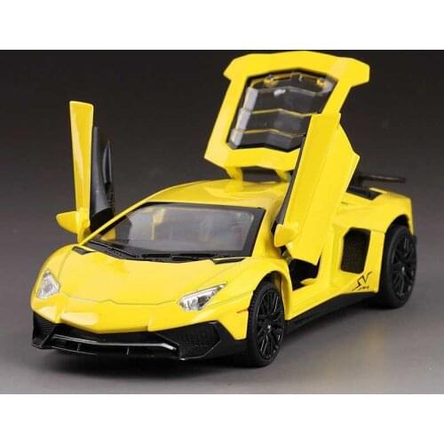 1:32 Toy Car LP740 Metal Toy Alloy Super Car Diecasts & Toy Vehicles Car Model Miniature Scale Model Car Toys For Children