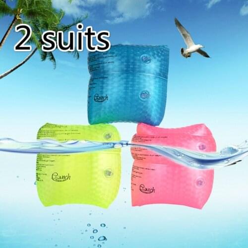 2suits Kids adults Thicken Swimming Floats Ring Arm Sleeve children Floating Armbands Inflatable Pool Safety Gear Foam Training