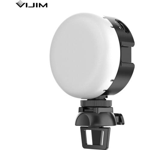 VIJIM CL01 LED Video Conference Light Fill Light Lamp with Clip 6W Bi-color 2500K-6500K 4-level Brightness Dimmable SOS Mode