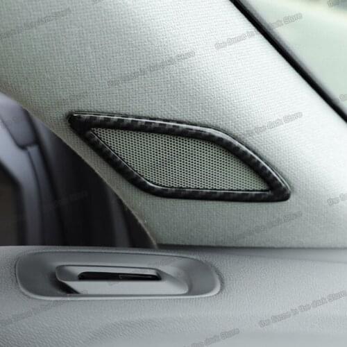 Lsrtw2017 Car Inner Front Door A Pillar Speakers Cover Trim for Volvo Xc40 2019 2020 2021 Interior Accessories Frame Sticker
