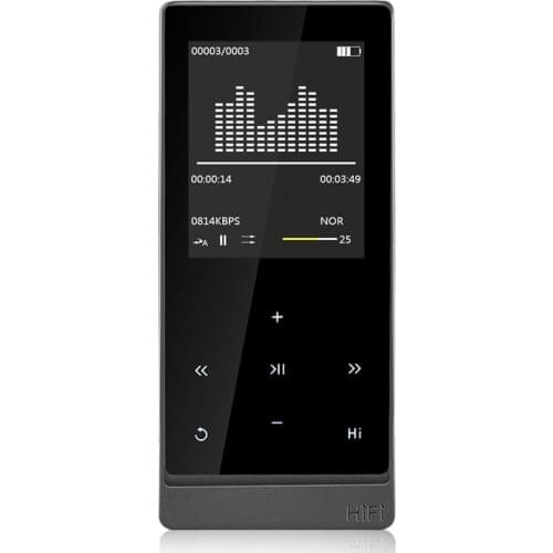 Touch Screen MP3 Player Bluetooth4.0 Dual Audio Output Metal Lossless Music Player with FM eBook Recorder