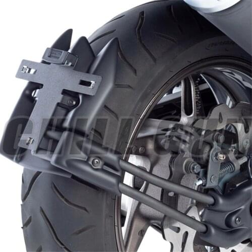 Motorcycle LED Light License Plate Rack Rear Mudguard Fender Eliminator Plate For Yamaha TMAX T-MAX 530 2012-2016 TMAX530 12'-16