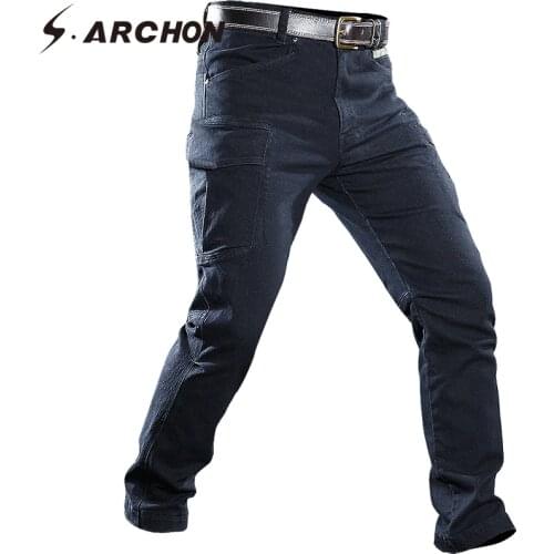 S.archon Men's Cargo Jeans