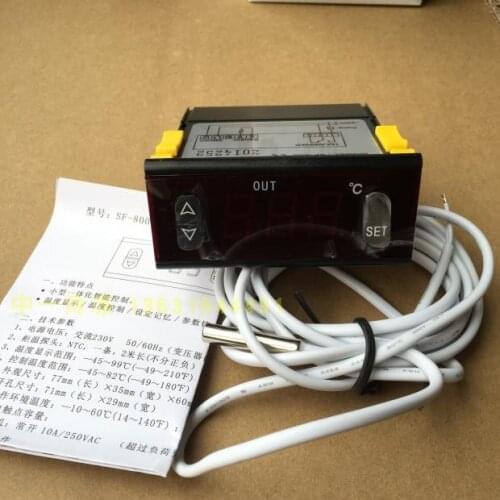 Sf-800 Seafood Pool Unit Refrigerator Thermostat Controller Thermostat Temperature OUT Control