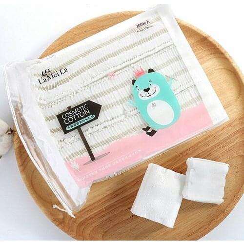 Cotton Pads Square Cleansing Organic For Eye Eyelash Nail Lips Makeup Remover
