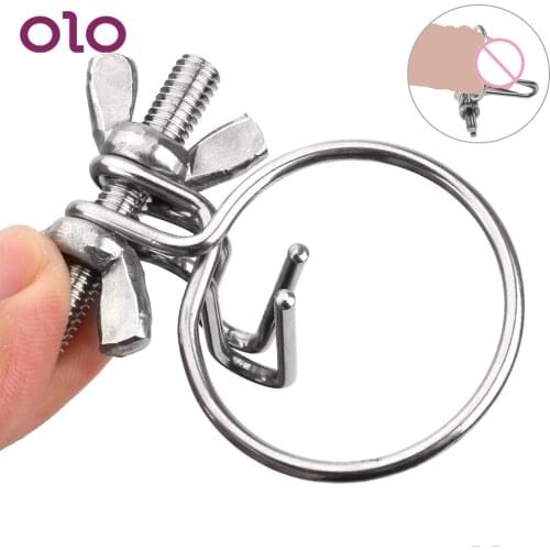 OLO Penis Plug Adjustable Stainless Steel Urethral Dilators Penis Stimulator Irritation Catheters Sounds Sex Toys for Men Gay