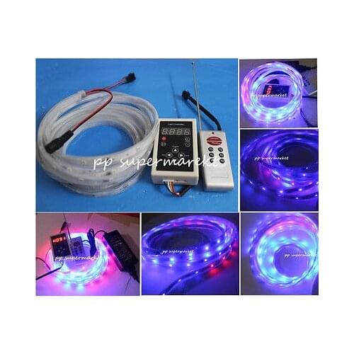 5m RGB dream magic led strip DC12V 6803 IC IP67 waterproof LED Strip 5050 SMD 150LED flexible light+133 Program RF controller