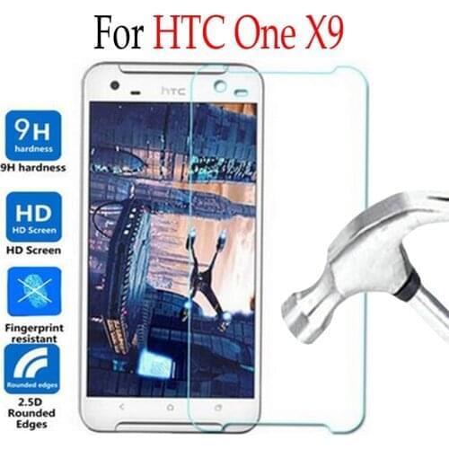 2pcs For HTC One X9 Tempered Glass For HTC One X9 X 9 X9u E56ML Dual Phone Screen Protector Cover Protective Film Case Guard