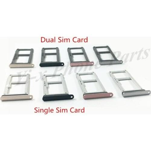 1PCS Single/Dual Sim card Holder For Samsung Galaxy Note 7 N930 SIM Card Tray Holder Replacement Part