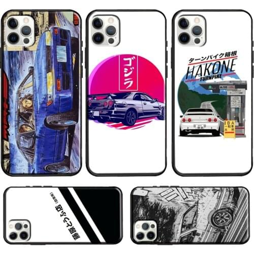 Japan Anime Initial D Car Case For iPhone 12 Pro Max 12 mini 11 Pro Max 6S 7 8 Plus X XR XS Max SE 2020 Cover